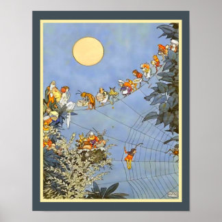 Der Geburtstag der Fairy von William Heath Robinso Poster