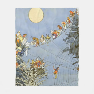 „Der Geburtstag der Fee“ von Heath Robinson Fleecedecke