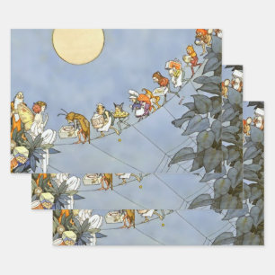 „Der Geburtstag der Fee“ von Heath Robinson Geschenkpapier Set