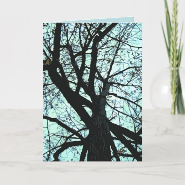 Der Geburtstag des Baumes Karte (Vorderseite)