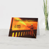 Der Geburtstag des Feuerwehrmanns für eine großart