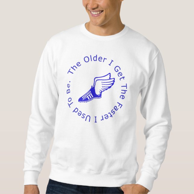 Der Geburtstag des Läufers Sweatshirt (Vorderseite)
