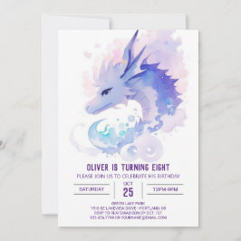 Der Geburtstag des verzauberten Drachen Einladung