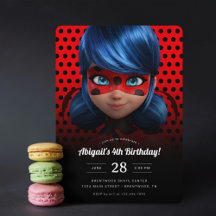 Der Geburtstag des wunderbaren Ladybug-Girls