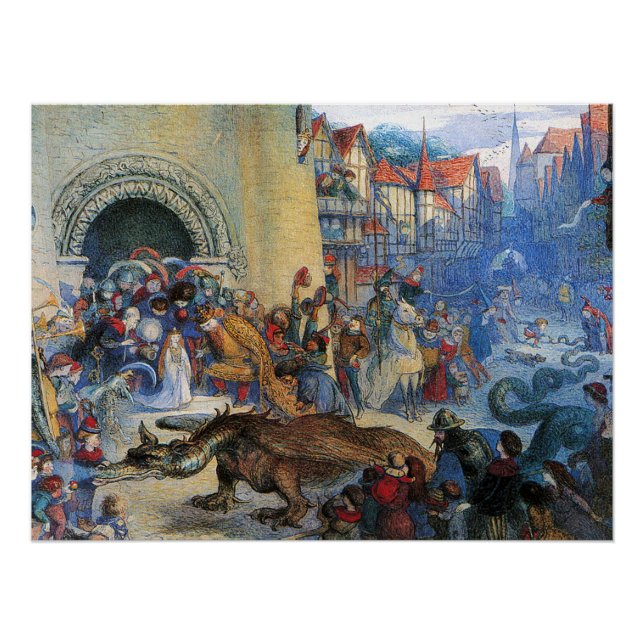 Der Geburtstag-Drache der kleinen Prinzessin Poster (Vorderseite)