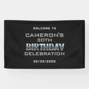 Der Geburtstag eines männlichen Jungen Banner