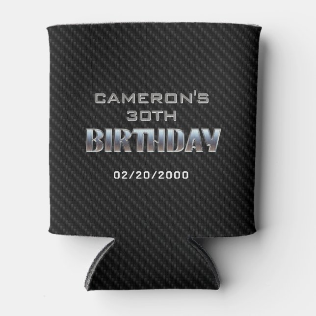 Der Geburtstag eines männlichen Jungen Dosenkühler (Vorderseite)