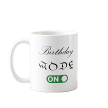 Der Geburtstag ist eingeschaltet