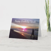 *DER GEBURTSTAG* STRAND UND LIEBE WISHES CARD