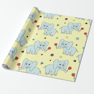 Der Geburtstag von Custom Fun Kid Geschenkpapier