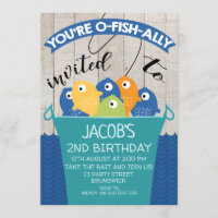 Der Geburtstags-Einladung des O-Fisch-Verbündeter