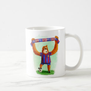 Der Geburtstags-Fußball-Orang-Utan des Vaters Tasse