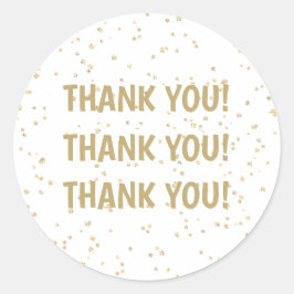 Der Geburtstags-Gold-Glitzer des Kindes Runder Aufkleber