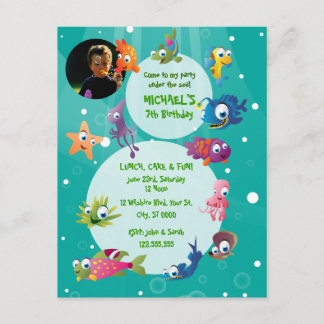 Der Geburtstags-Party Einladung der