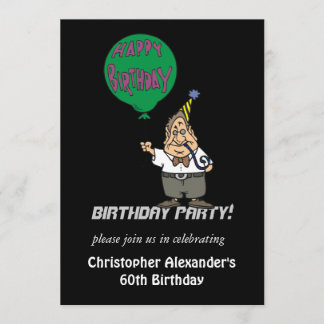Der Geburtstags-Party Einladungen der Männer