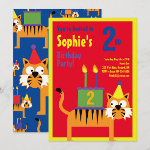 Der Geburtstags-Party Einladungen des