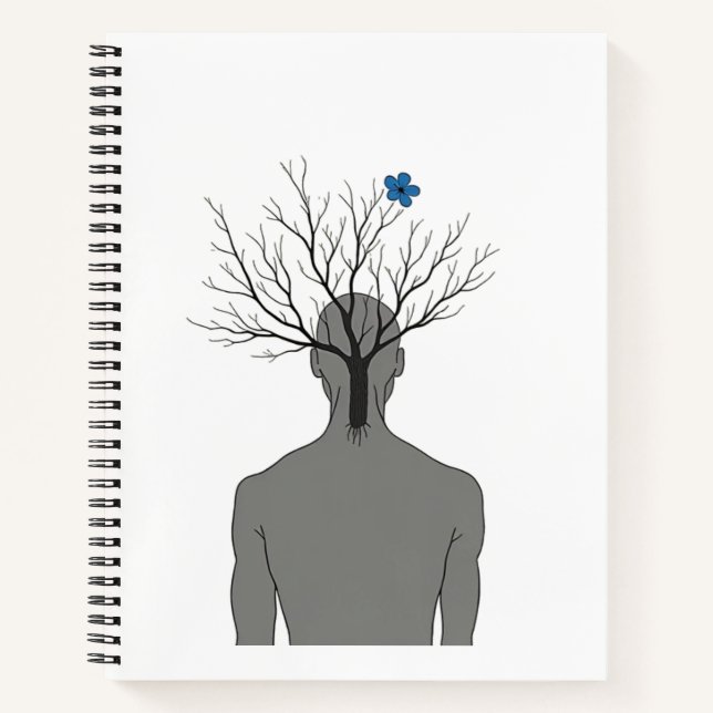 Der Gedanke, der wuchs Notizbuch (Vorderseite)