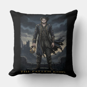 Der gefallene König Gothic Dark Fantasy Design Kissen
