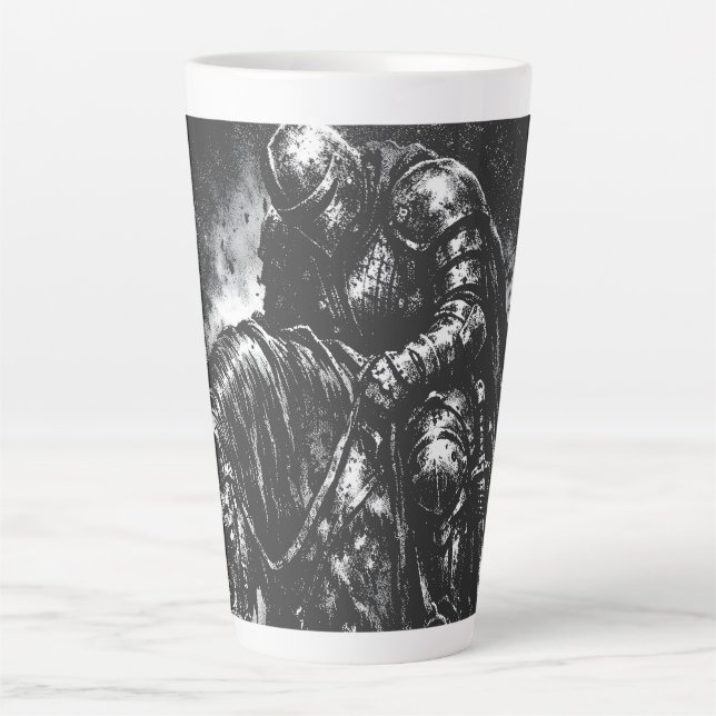 Der gefallene Ritter von BurnsInHell Milchtasse (Vorderseite)