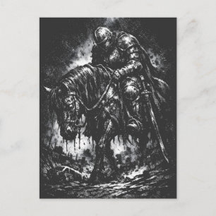 Der gefallene Ritter von BurnsInHell Postkarte