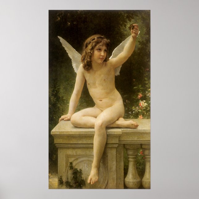Der Gefangene (Le Captif) von Bouguereau Poster (Vorne)
