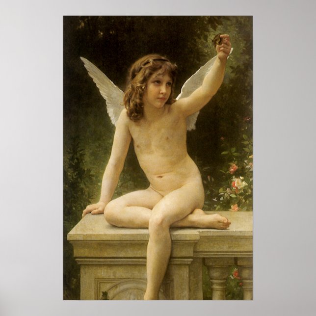 Der Gefangene (Le Captif) von Bouguereau Poster (Vorne)