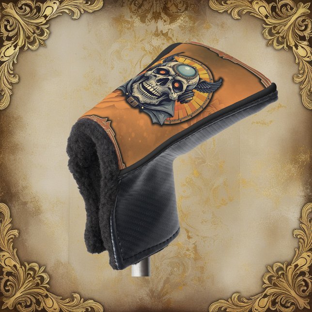 Der geflügelte Schädel.  Golf Headcover (Von Creator hochgeladen)