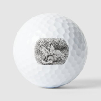 Der geflüsterte Done Fuchs Sketch Golfball