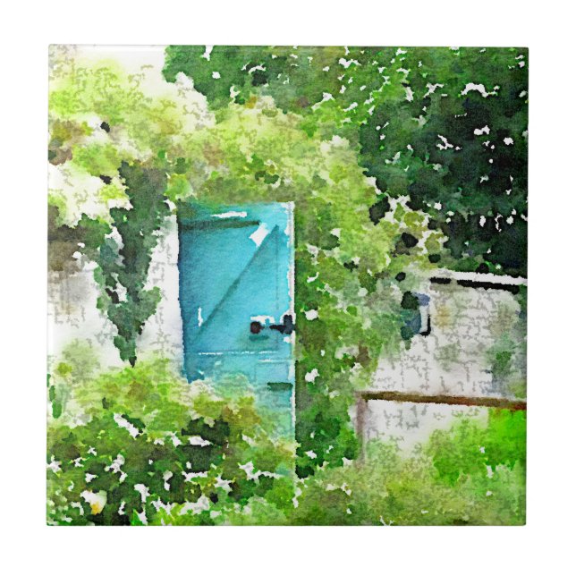 Der geheime Garten Fliese (Vorderseite)