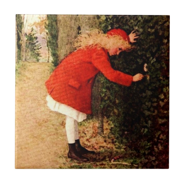 Der geheime Garten Fliese (Vorderseite)