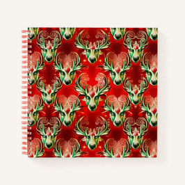 Der geheime Rentier des Weihnachtsmannes Notizbuch