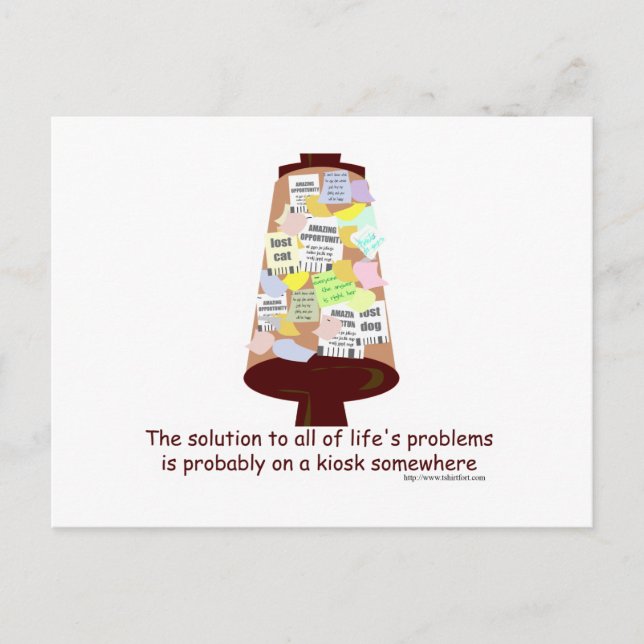 Der Geheimkiosk Postkarte (Vorderseite)