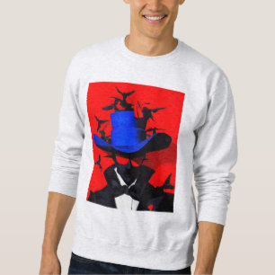 Der geheimnisvolle Gentleman trägt Flair und Vertr Sweatshirt