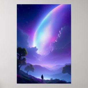 Der geheimnisvolle Mond und der einsame Tracker Poster