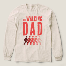 Der gehende Vater in Korallenrot Tri-Blend Shirt
