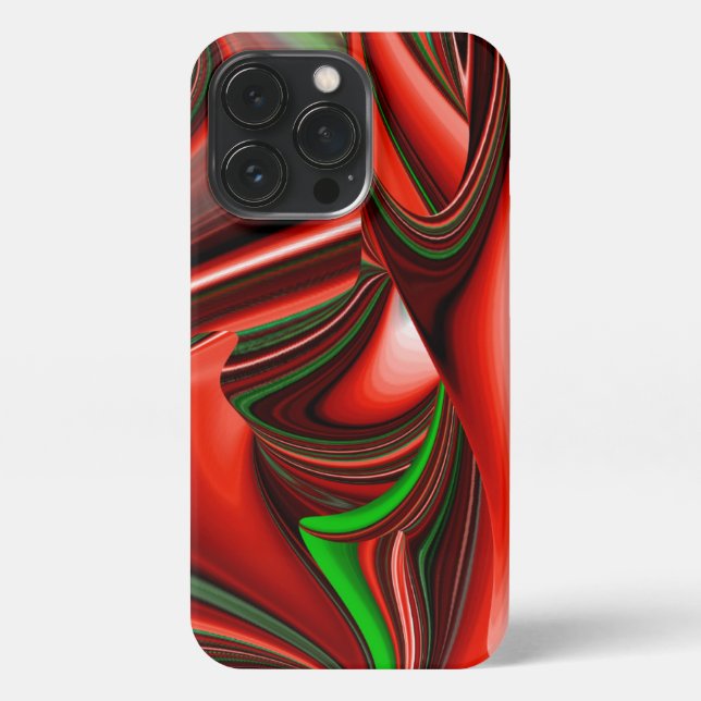 Der Geist der Liebe und Hoffnung Abstrakte 3D Rain iPhone Hülle (Rückseite)