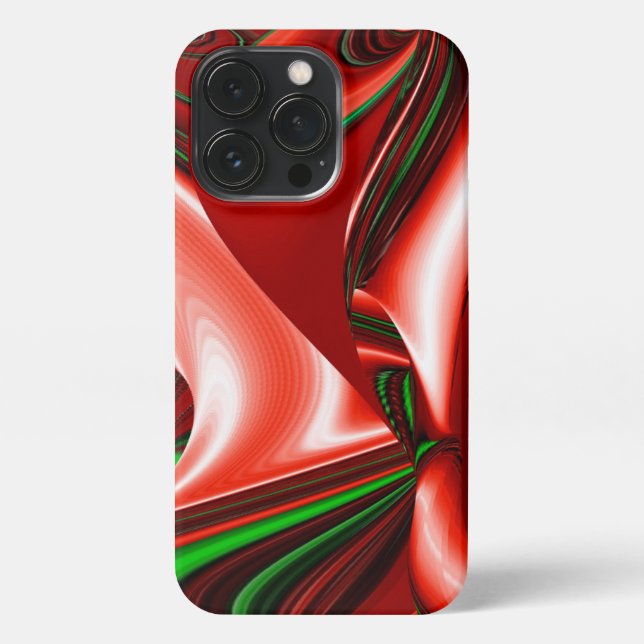 Der Geist der Liebe und Hoffnung Abstrakte 3D Rain iPhone Hülle (Rückseite)