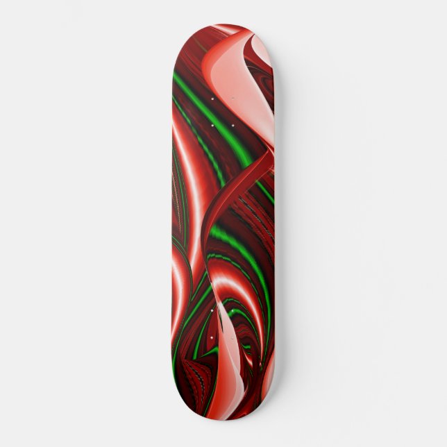 Der Geist der Liebe und Hoffnung Abstrakte 3D Rain Skateboard (Vorderseite)