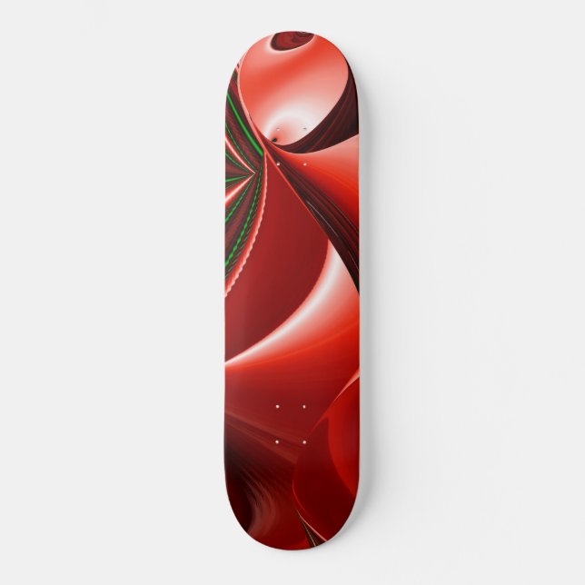 Der Geist der Liebe und Hoffnung Abstrakte 3D Rain Skateboard (Vorderseite)