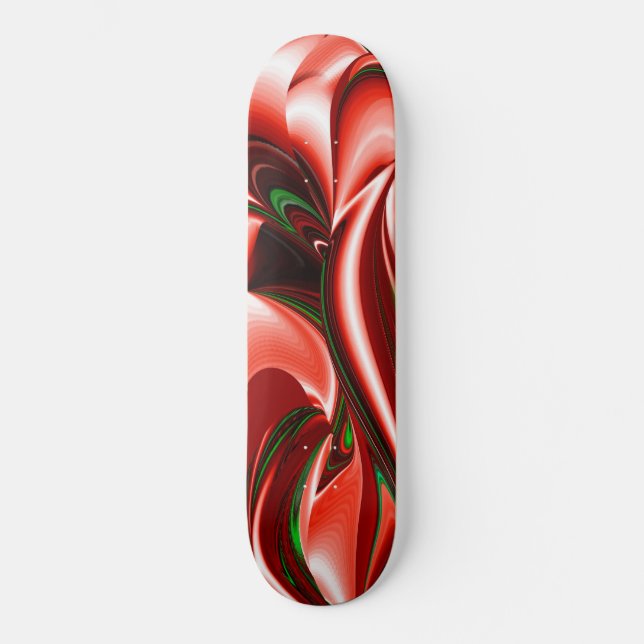 Der Geist der Liebe und Hoffnung Abstrakte 3D Rain Skateboard (Vorderseite)