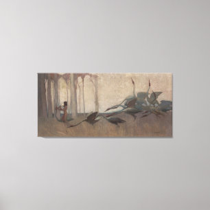 Der Geist der Plains Sydney Long Mythology Leinwanddruck