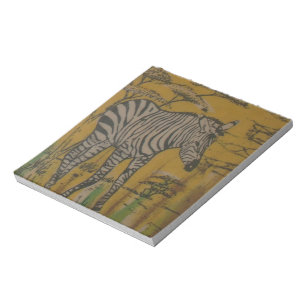 Der Geist der Serengeti: Zebra Weiden im Mara Notizblock