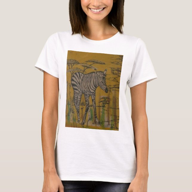 Der Geist der Serengeti: Zebra Weiden im Mara T-Shirt (Vorderseite)