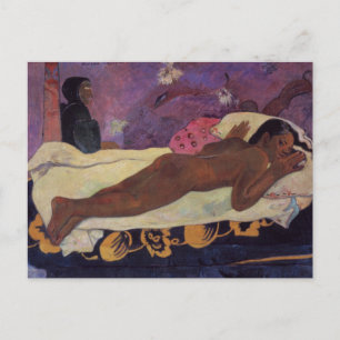 Der Geist der toten Behaltend Uhr von Gauguin Post Postkarte