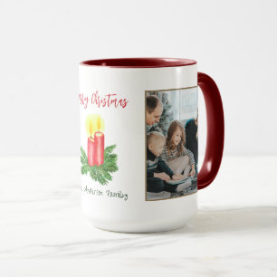 Der Geist der Weihnachten Frohe Weihnachten 2 Foto Tasse