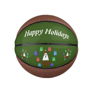 Der Geist der Weihnachten präsentiert lustige Ange Mini Basketball
