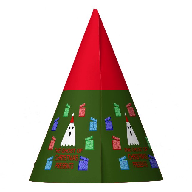Der Geist der Weihnachtsgeschenke lustig Partyhütchen (Rückseite)