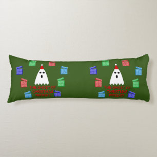 Der Geist der Weihnachtsgeschenke lustig Seitenschläferkissen