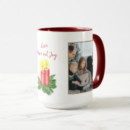 Der Geist der Weihnachtskandle Liebe & Frieden 2 F Tasse