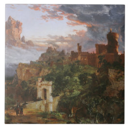 Der Geist des Krieges (Schlacht in einem mittelalt Fliese